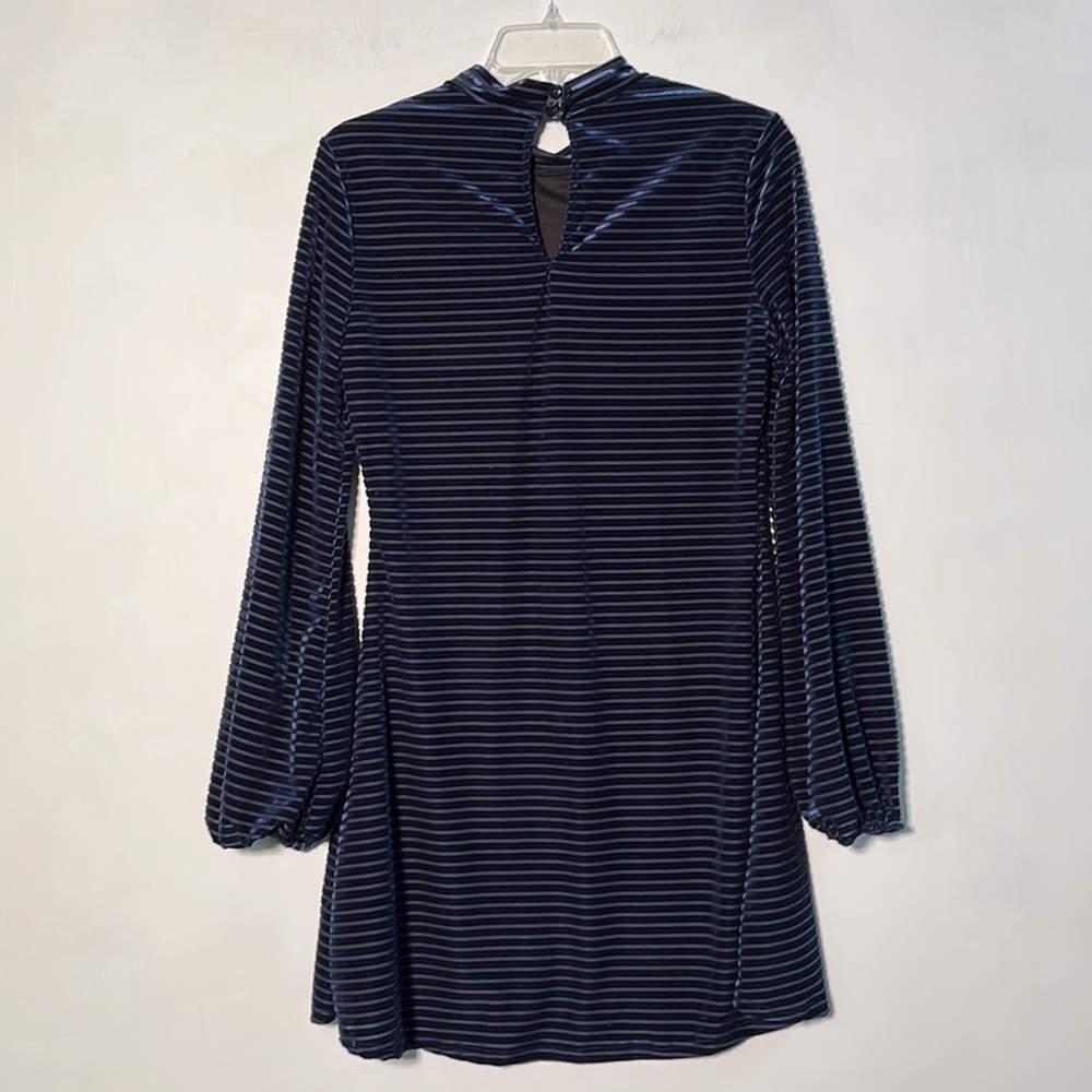 Lulu's Navy Blue Ribbed Mini Dress - Picture 6 of 16